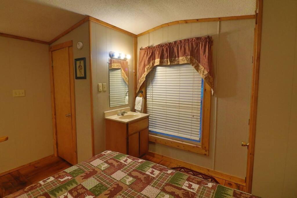 Amazing Cabin Fireplace And Stream #11 ヘレン エクステリア 写真