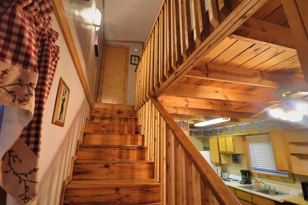 Amazing Cabin Fireplace And Stream #11 ヘレン エクステリア 写真