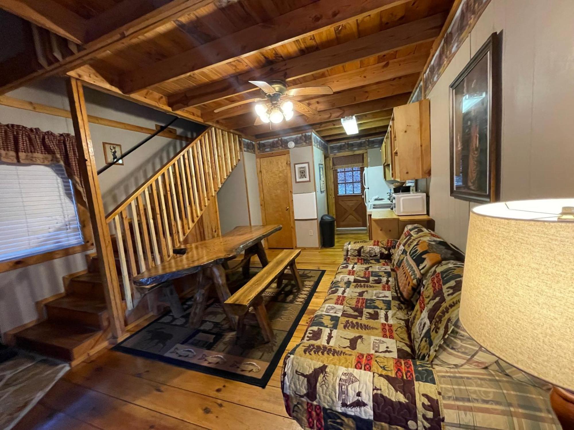 Amazing Cabin Fireplace And Stream #11 ヘレン エクステリア 写真